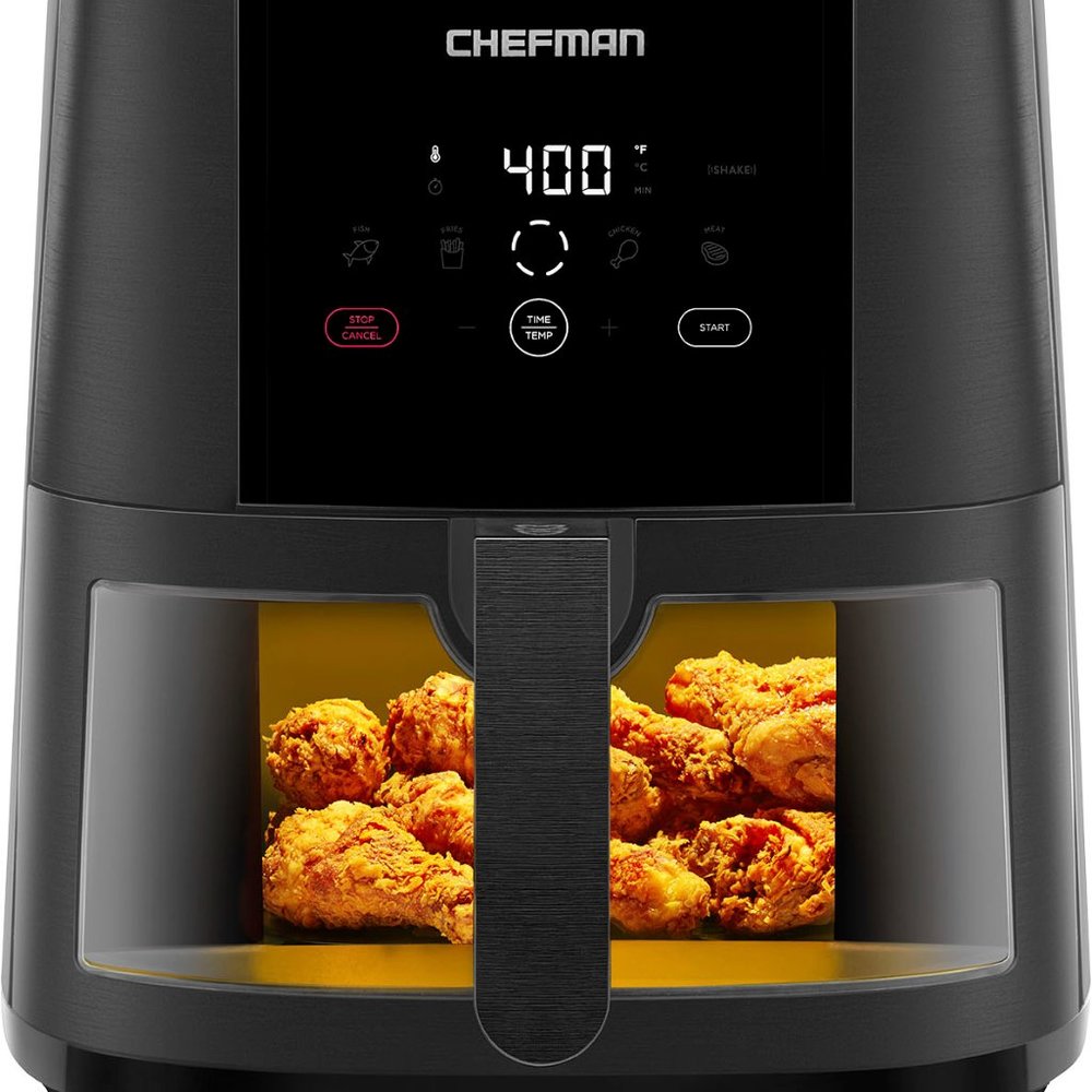 TurboFry Touch 8 Qt Window Basket Air Fryer